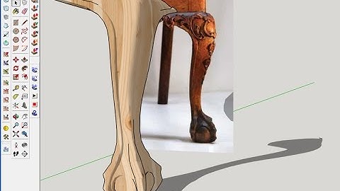 sketchup(chippendale chair part 1)