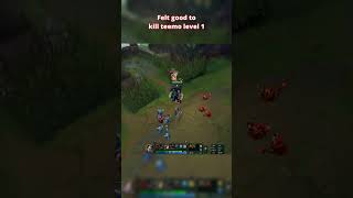 God King Darius Destroys Ranged top Abuser Teemo at level 1  #leagueoflegends #darius #dariustop