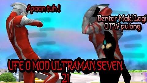 ULTRA SEVEN 21 VS ULTRAMAN BELIAL.  | UFE0 MOD TEXTURE PSP