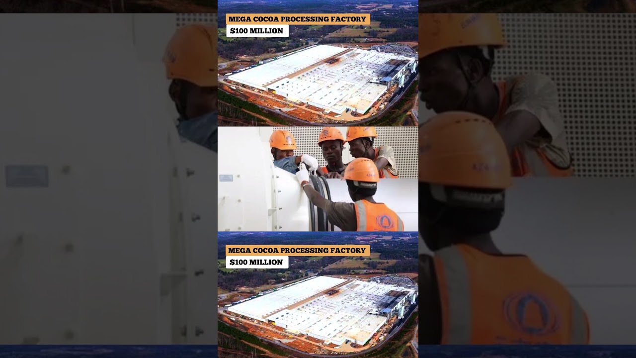 COTE D'IVOIRE LARGEST COCOA PROCESSING FACTORY FINALLY NEARING COMPLETION