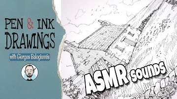 The Old Cottage Part 1: Ink Work – Highlights with ASMR sounds