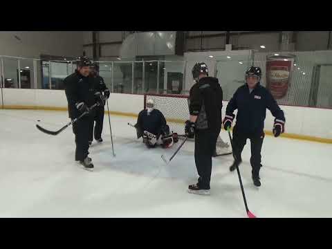 Coaching goalies when you're not a goalie coach.  Part Nine:  Goal Crease Game