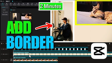 Capcut-zelfstudie: een frame of rand toevoegen rond een video of afbeelding