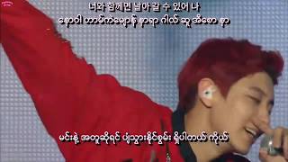 EXO (엑소) - Heaven (LIVE) Myanmar Sub Hangul Lyrics Pronunciation HD