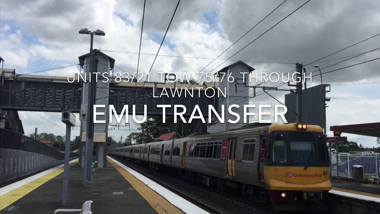 EMU Transfer at Lawnton - YouTube
