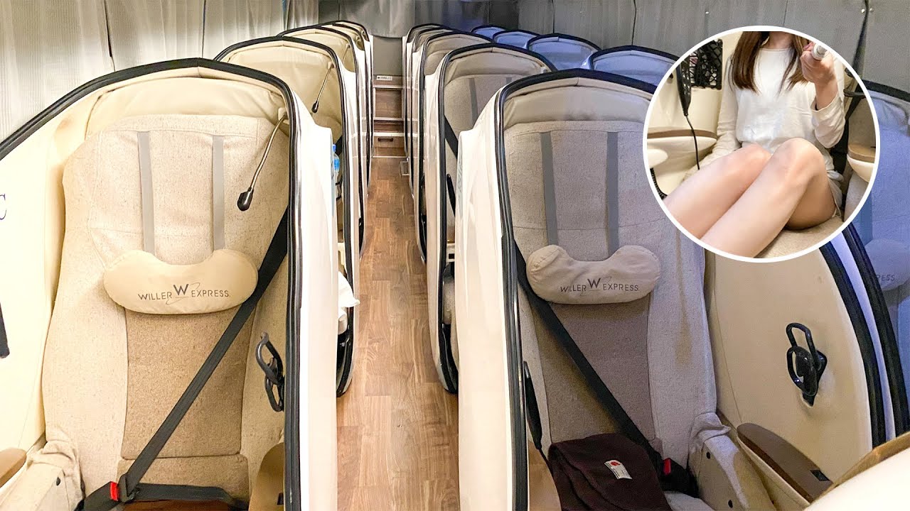 A Ride on Japan's SleepPod Night Bus from Osaka to Tokyo｜WILLER