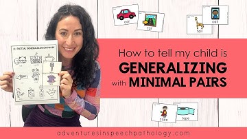 How to Tell My Child Is Generalizing with Minimal Pairs