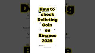 How To Check Delisting Coin On Binance 2025 Check Delisting Crypto Coin On Binary