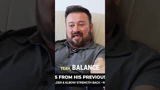 Glenn's Results For Balance, Strength and  No Pain in his Elbow or Shoulder From Stem Cell Treatment