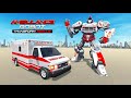 Ambulance Robot Car Transform Game || 3D Unity Ambulance Robot Game