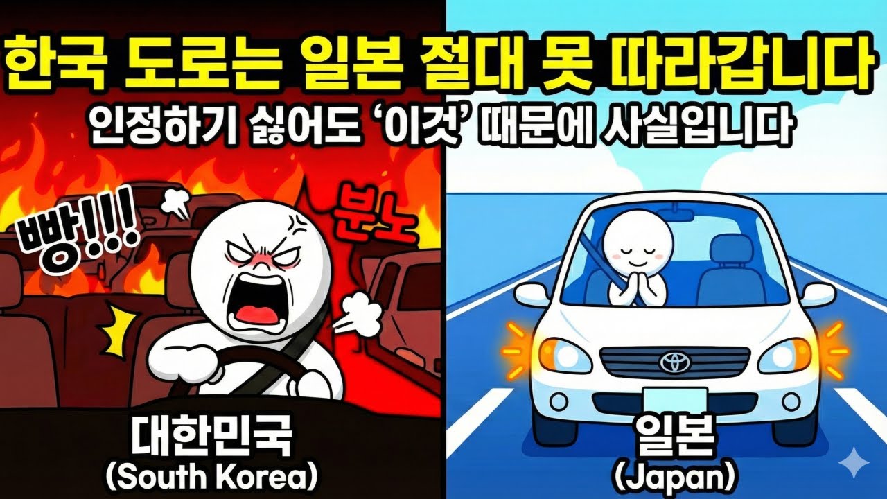 한국이 운전 선진국? 꿈깨세요. 우리는 일본보다 30년 뒤처진 '도로 후진국'입니다