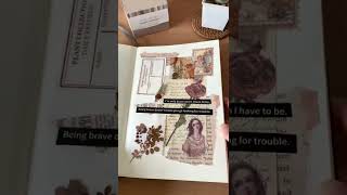 Vintage Scrapbook Journal ASMR 📜 #shorts