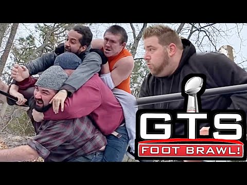 CRAZY FOOTBALL GAME IN A WRESTLING RING! GTS Wrestling XFL SPORTS