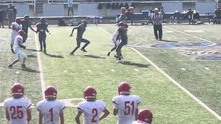 8.30.25 Interception by JV freshman. Mustangs vs Falcons. 