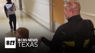 Denton police officer injured in the line of duty receives new, mortgage-free home