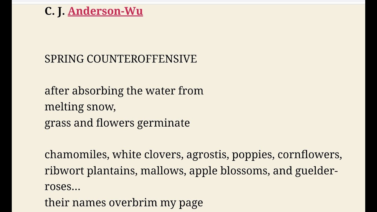 Spring Counteroffensive recording