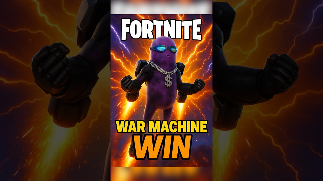 🔥 Fortnite War Machine Jetpack Win! Flying Victory Royale