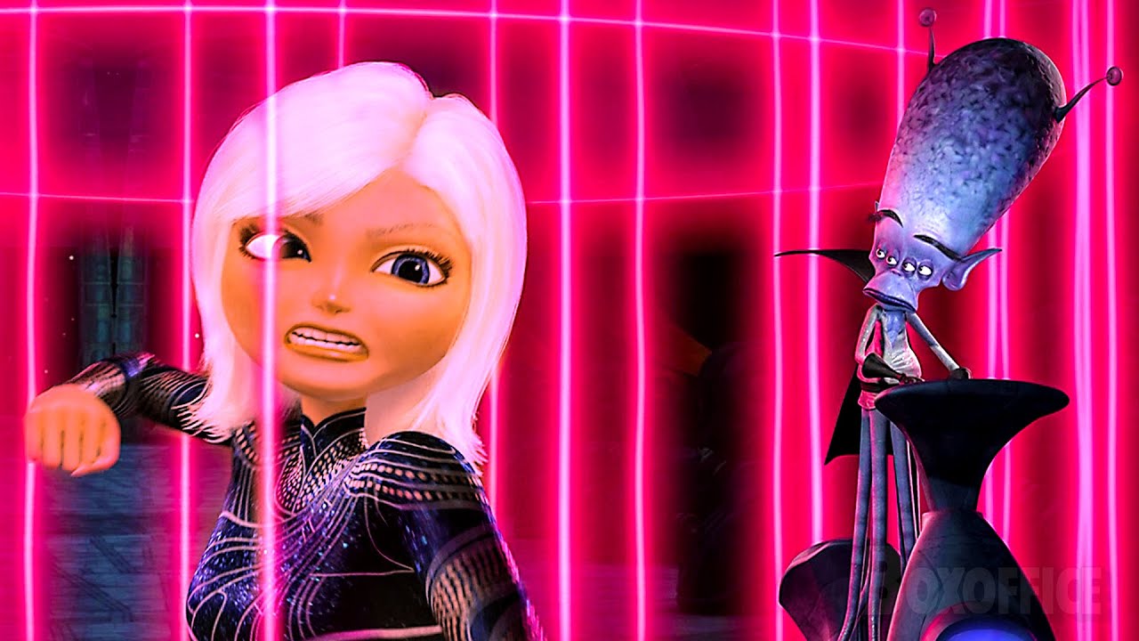 Gigantica escapes the alien ship | Monsters vs. Aliens | CLIP