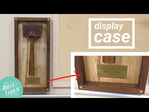 Wood Display Case // Woodworking HOW-TO // Family Heirloom