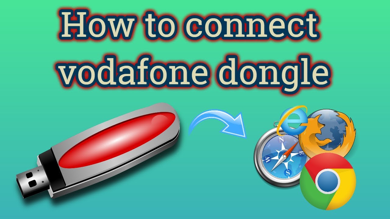 How to connect vodafone dongle YouTube