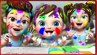 Color Mixing Magic | Educational Kids Songs &amp; Nursery Rhymes By Banana Cartoon #shorts