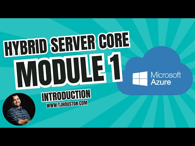 AZ-800 Hybrid Server: Core Module 1: Introduction - YouTube
