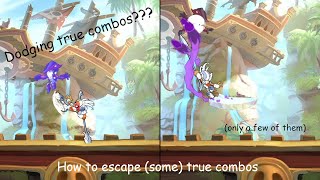 Dodge (some) TRUE combos with this trick! [Brawlhalla]