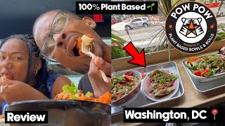 POW POW Vegan Review 💥 Washington DC VEGAN Food Tour (DMV Area)