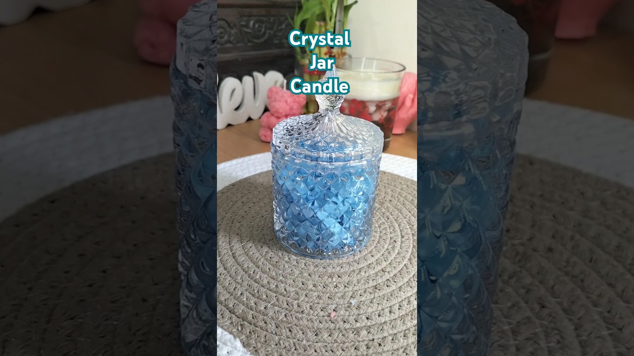Crystal Jar Candle. 