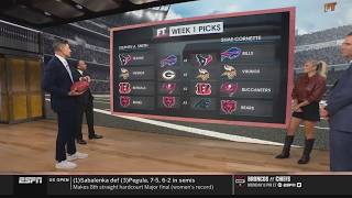 FIRST TAKE | Stephen A. reveals his prediction for NFL Week 1: Texans, Vikings, Bengals, Bears
