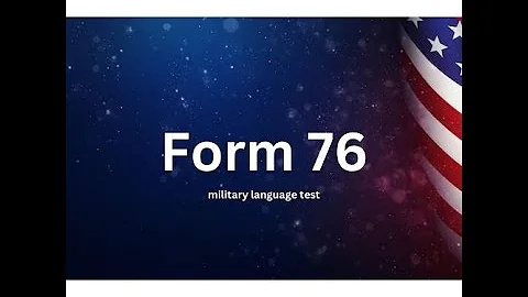 E•C•l _t Sample English Exam for Military Proficiency - Training Set 76