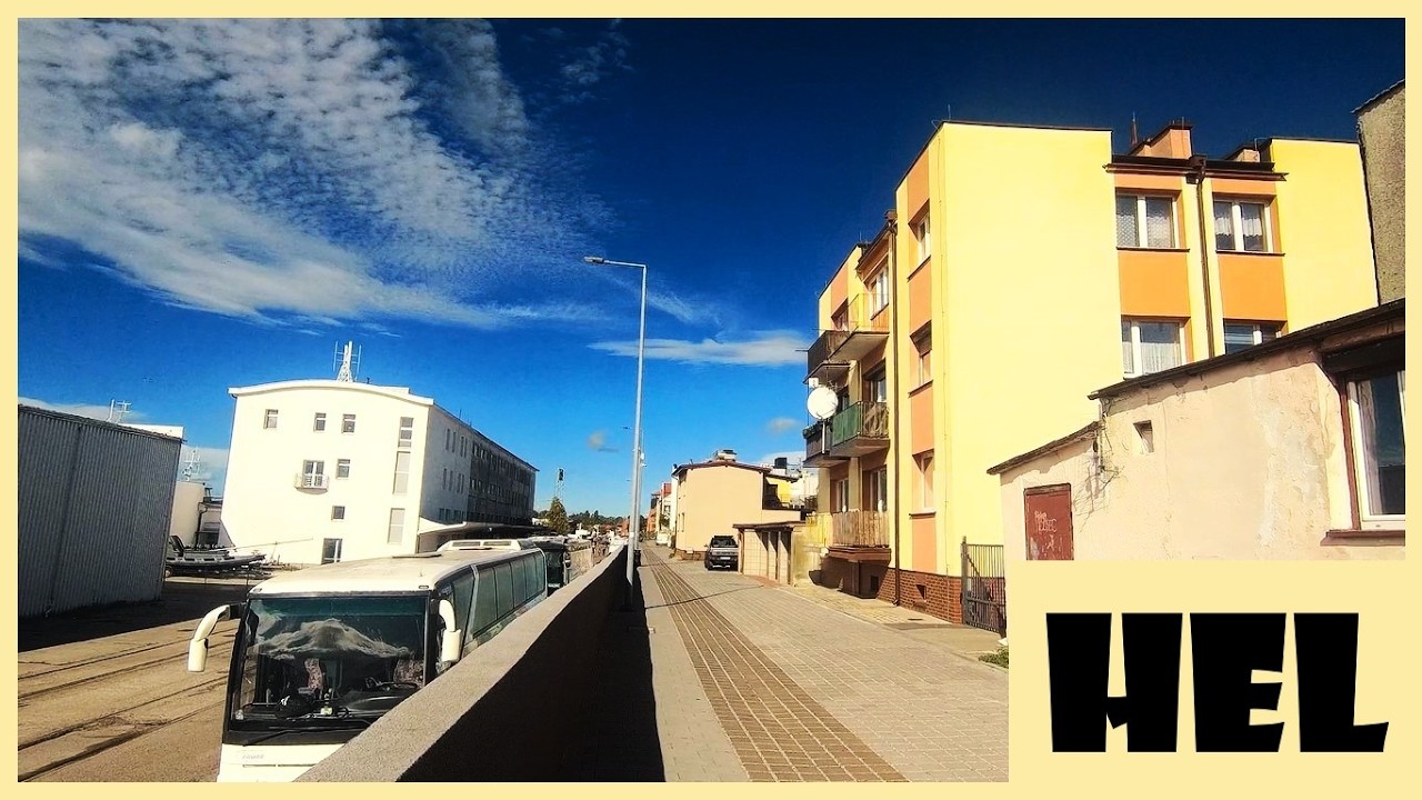 Hel po sezonie. Spacer po mieście i porcie.