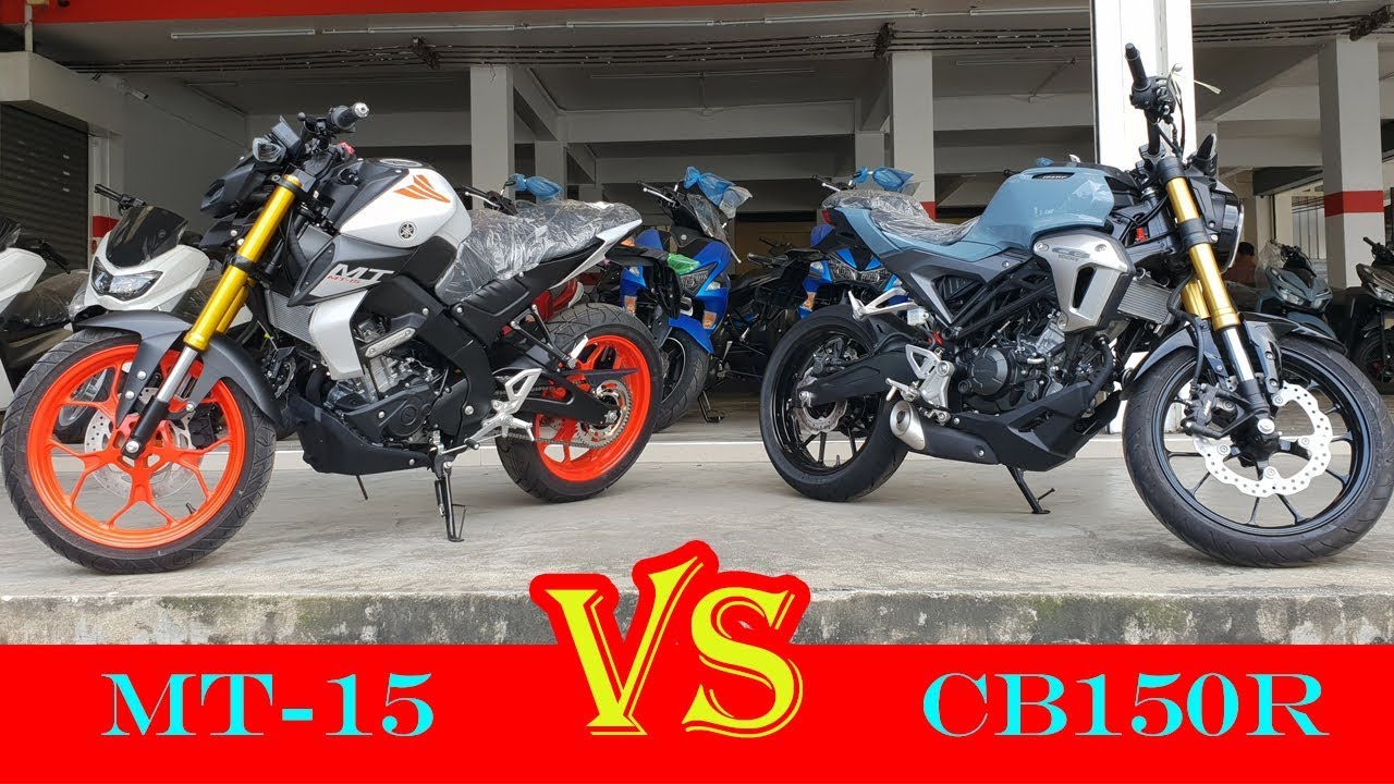 Honda CB150R  VS New Yamaha MT15 YouTube