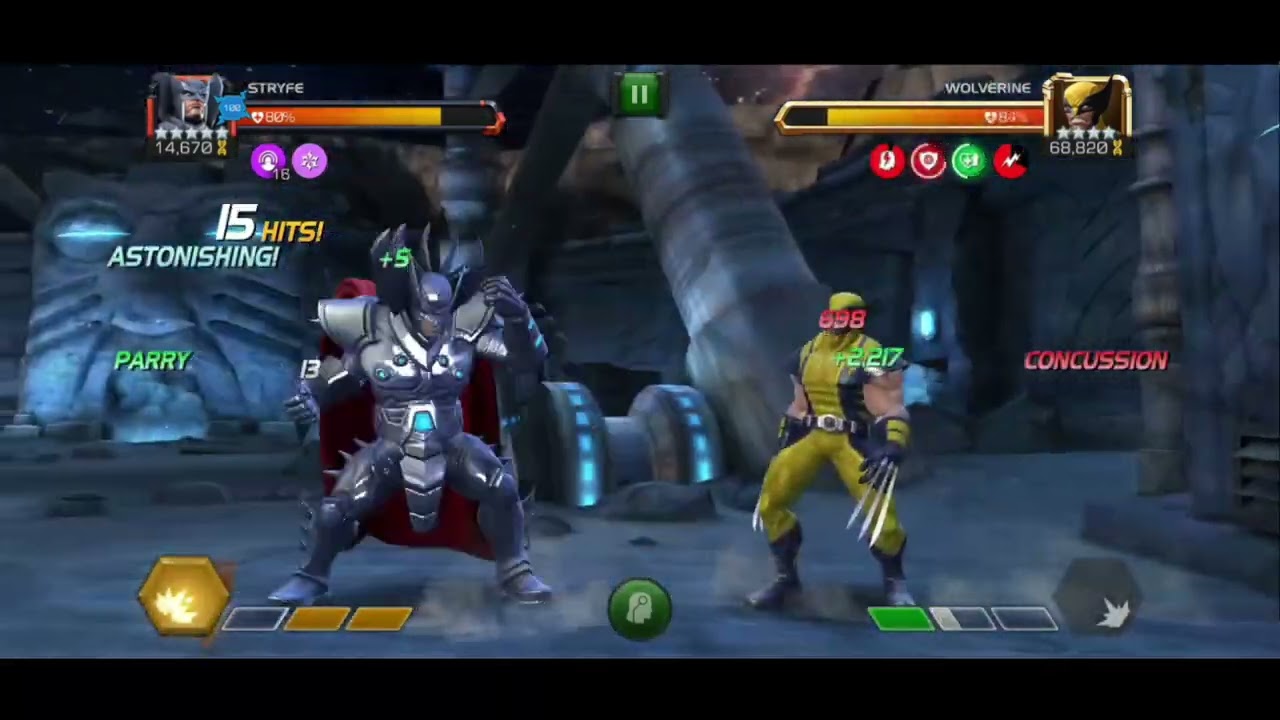 Strfye Nukes Down ROL Wolverine | 5 Star Rank 5 | Marvel Contest of Champions