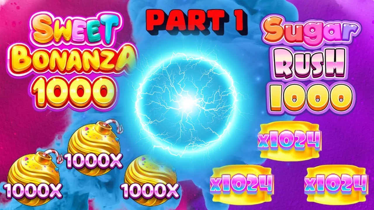 Sweet Bonanza 1000 & Sugar Rush 1000 (Part 1 Giveaway) - YouTube