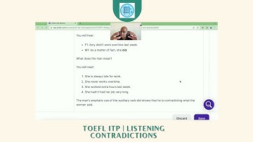TOEFL iTP | Listening | Course Sneak Peek | How to Understand Contradictions & Questions