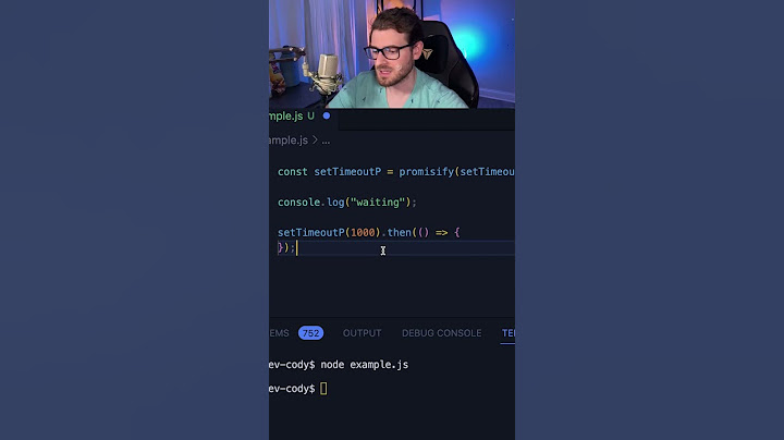 This Node utility function is useful for turning callbacks into promises #shorts