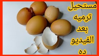 مستحيل ترميه قشر البيض تاني بعد الفيديو ده هتشوفي بنفسك النتيجة.DIY Decor of  eggs