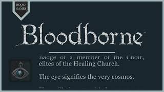 Bloodborne Lore - Cosmic Eye Watcher Badge
