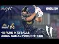Samad's Brilliant 40 Runs 🔥 | Karachi Kings vs Peshawar Zalmi | PSL 11 Highlights