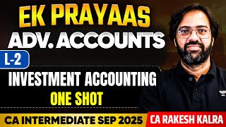 Investment Accounts | AS 13 | CA Inter Advanced Accounting | CA Inter Sep'25 | CA Rakesh Kalra screenshot 4