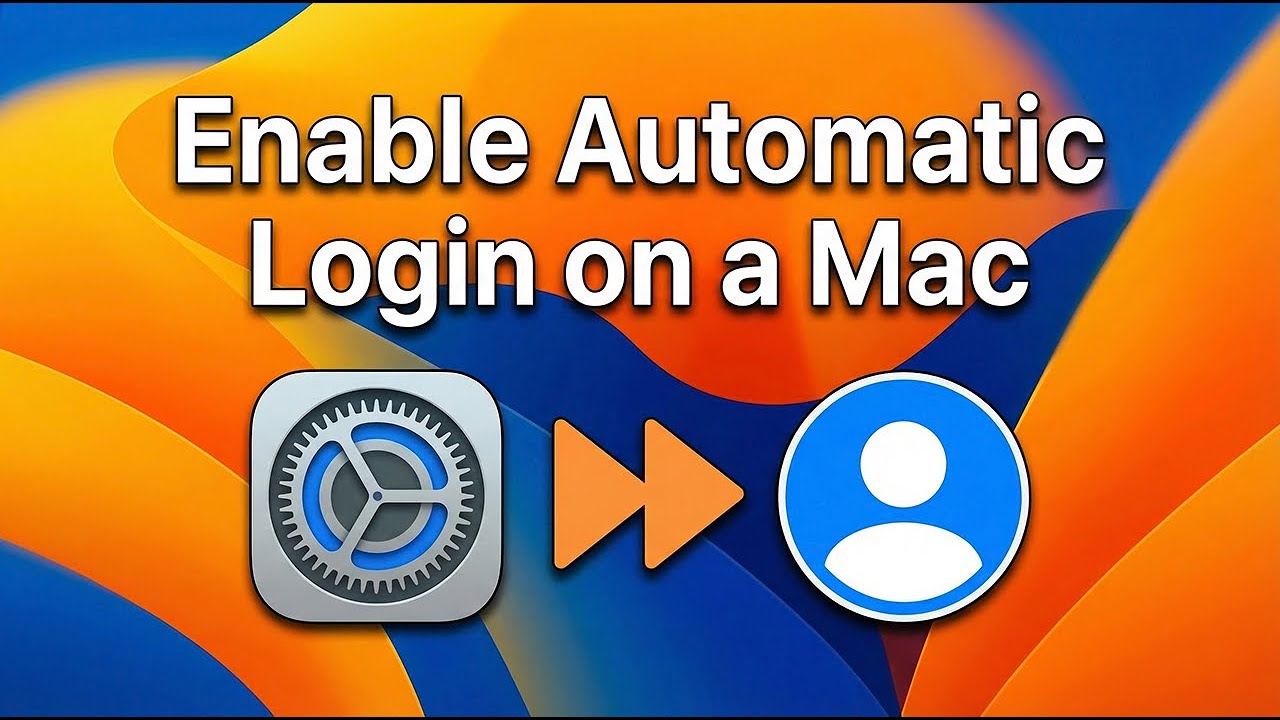 Как включить автоматический вход в систему на macOS Tahoe — без ввода пароля!