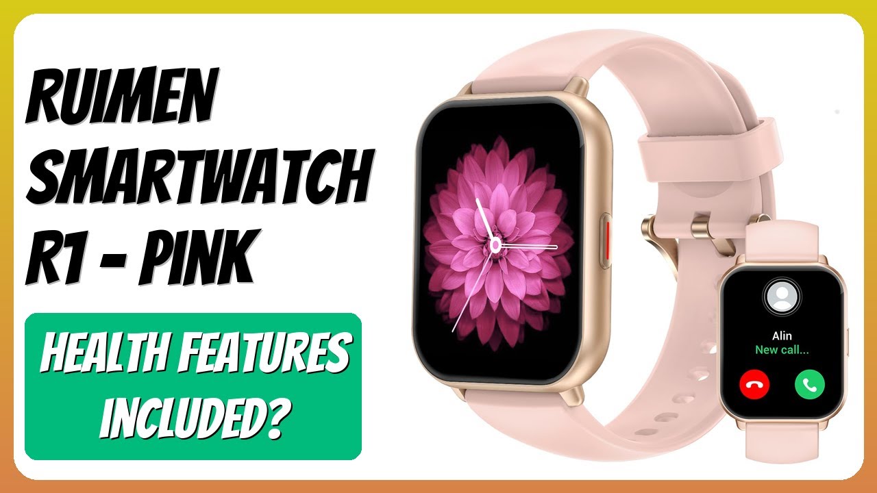 Smartwatch R1 REVIEW (2026): RUIMEN Smartwatch R1 - Pink. Features. - YouTube