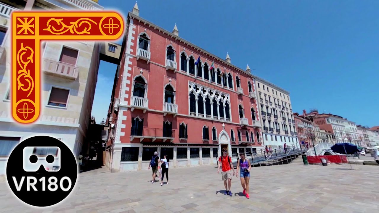 Venice VR - A (not so) busy Street (Location of Himeya Company) - VR180 & 360 3D