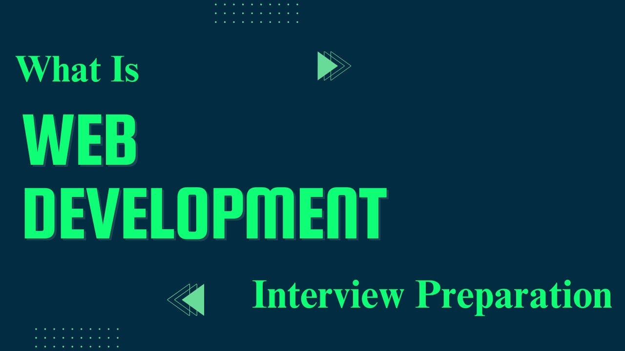 Web Development Explained | Must-Know Topics for Interviews - YouTube