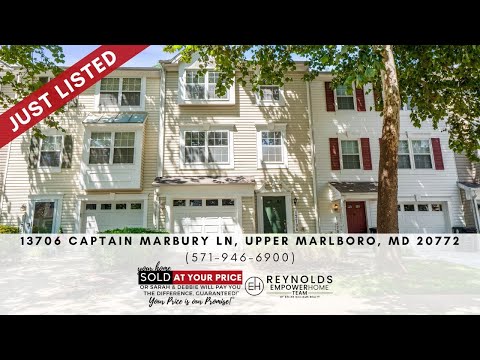 13706 Captain Marbury Lane, Upper Marlboro, MD home video tour