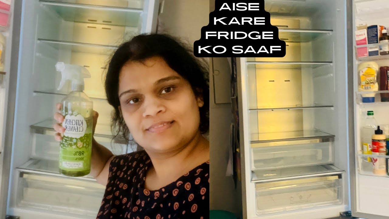 Fridge ki safai karne ka asaan tarika How to clean a Fridge quick and