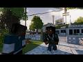 Lamar Roast Franklin in Minecraft.