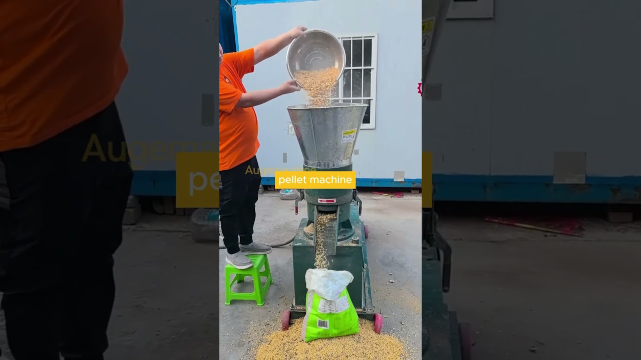 New type Pellet machine test. 