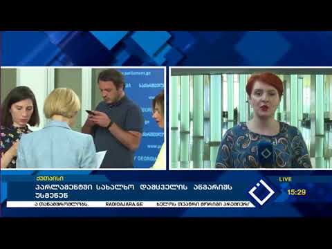 პარლამენტში  სახალხო   დამცველის   ანგარიშს  მოუსმენენ